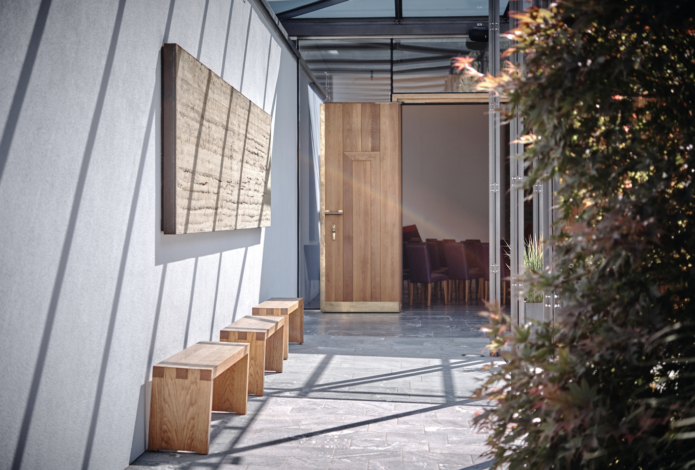 Blick in einen der Andachtsräume