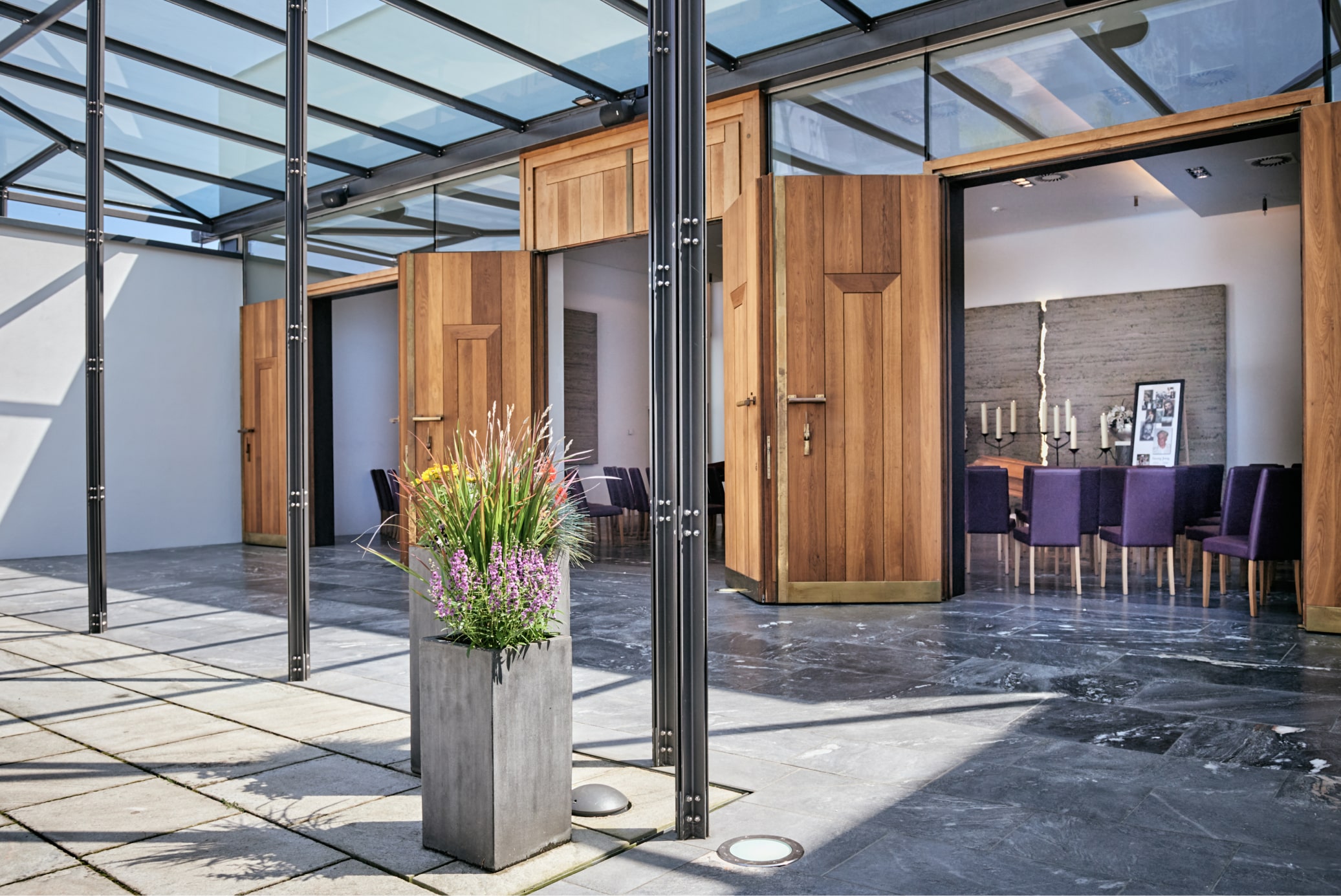 Außenbereich Trauerhalle